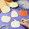 30pcs 6 Styles Wood Pendants WOOD-CJC0019-02-5