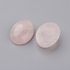 Natural Rose Quartz Flat Back Cabochons X-G-G741-18x25mm-21-2