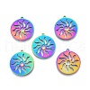 Ion Plating(IP) 201 Stainless Steel Pendants STAS-N098-109M-2