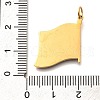 Pride 304 Stainless Steel Enamel Pendants STAS-B079-01G-09-3