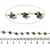 Handmade Natural Lapis Lazuli Chip Beaded Chains CHC-F020-10G-07-2