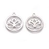 Non-Tarnish 304 Stainless Steel Pendants STAS-I098-04-2