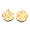 Ion Plating(IP) 201 Stainless Steel Pendants STAS-N098-077LG-1