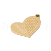 Ion Plating(IP) 304 Stainless Steel Pendants STAS-C108-15G-2