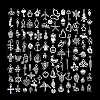 100Pcs 100 Style Tibetan Style Alloy Pendants FIND-YW0001-48-10