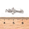 925 Sterling Silver Fold Over Clasps STER-S013-05P-3