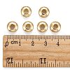 Brass Micro Pave Cubic Zirconia Beads ZIRC-F001-121G-5