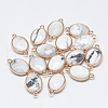 Natural Howlite Links connectors G-T073-05P-1