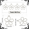 SUNNYCLUE 100Pcs Tibetan Style Alloy Pendants FIND-SC0009-48S-2