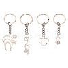 201 Stainless Steel Cat Keychains KEYC-TAC00008-1
