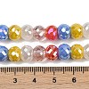 Electroplate Glass Beads Strands EGLA-G039-01A-01-4