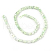 Electroplate Opauqe Glass Beads Strands EGLA-U004-02E-2