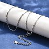 Tarnish Resistant 304 Stainless Steel Necklaces NJEW-E080-10P-2