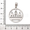 201 Stainless Steel Pendants STAS-V014-05P-3