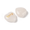 Natural Quartz Crystal Heart Engraving MBTI Figurines Statues for Home Office Desk Decorations X1-G-K353-05F-2