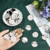 SUNNYCLUE 50Pcs Alloy Blank Brooches FIND-SC0011-79-3
