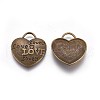 Tibetan Style Alloy Pendants TIBEP-A9142-AB-NR-1