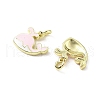 Brass Enamel Charms KK-Z114-17G-02-2