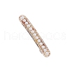 Cellulose Acetate & Plastic Pearl & Rhinestone Hair Barrettes PW-WG161C0-03-1