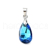 Electroplated Glass Pendants PALLOY-JF03062-2