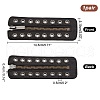 PU Leather Lace-in Boot Zipper Inserts DIY-WH0304-596A-2
