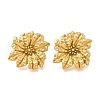 304 Stainless Steel Stud Earrings EJEW-S254-03G-2