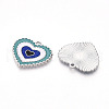 Alloy Enamel Pendants ENAM-T020-104C-2