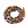 Natural Picasso Jasper/Polychrome Jasper Beads Strands G-N346-06A-04-3