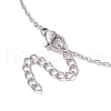 304 Stainless Steel Cable Necklaces NJEW-JN04867-02-6