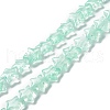 Transparent Glass Beads Strand GLAA-K057-01E-1
