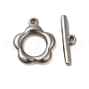 Non-Tarnish 304 Stainless Steel Toggle Clasps STAS-Q324-16P-1