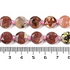 Natural Plum Blossom Jasper Beads Strands G-C116-A16-01-5