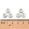 Brass Grade A Rhinestone Spacer Beads RB-A014-Z8mm-18S-2