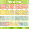   234Pcs Transparent Acrylic Beads TACR-PH0001-68-4