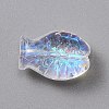 Electroplate Glass Beads EGLA-WH0002-01B-1