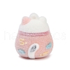 Flocky Resin Pendants RESI-S017-01D-3