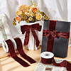 Velvet Ribbon Torn Edge Fabric DIY-WH0419-91B-4