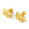 PVD Vacuum Plating 304 Stainless Steel Stud Earrings for Women EJEW-L284-07G-2