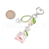 Resin Goldfish Bag & Synthetic Turquoise Tortoise Pendant Decorations HJEW-JM03054-3