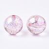 Transparent Acrylic Beads TACR-T006-01A-09-2
