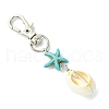 Cowrie Shell Pendant Decorations HJEW-JM03270-6