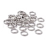 Non-Tarnish 304 Stainless Steel Jump Rings STAS-C040-01I-P-1
