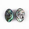 Abalone Shell/Paua Shell Beads Stud Earrings X-EJEW-JE03352-2