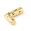 Brass Micro Pave Clear Cubic Zirconia Pendant KK-Z046-01G-L-2