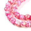 Baking Painted Glass Beads Strands DGLA-N003-6mm-A01-3