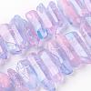 Natural Quartz Crystal Points Beads Strands G-G767-06B-1