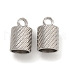 Tarnish Resistant 304 Stainless Steel Cord Ends STAS-Z084-07P-01B-1