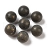 Natural Pyrite No Hole Sphere Beads G-K353-04D-40-1