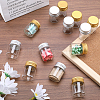 SUNNYCLUE 32Pcs 2 Colors Clear Glass Bottles Bead Containers CON-SC0001-07A-4