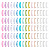  160Pcs 16 Styles UV Plating Transparent & Transparent Acrylic Beads OACR-TA0001-32-2